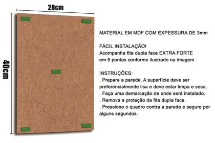 Imagem de Kit Quadros Leão Judá Sala Decoração Preto 3 Peças 28x40cm