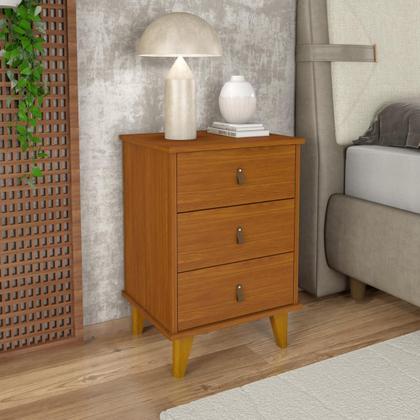 Imagem de Kit Quarto 2 Mesas De Cabeceira Grécia e 1 Cabeceira Para Cama Queen em Linho