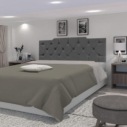 Imagem de Kit Quarto Casal Cabeceira 1.40cm e 2 Mesas De Cabeceira Alice-Jc Moveis