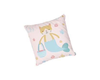 Imagem de Kit Quarto Infantil Animais Sereia Escamas Rosa  - 3 Itens