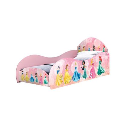 Imagem de Kit Quarto Infantil Carros - Cama Solteiro Proteção Lateral com Colchão e Comoda Mdf - Rosa