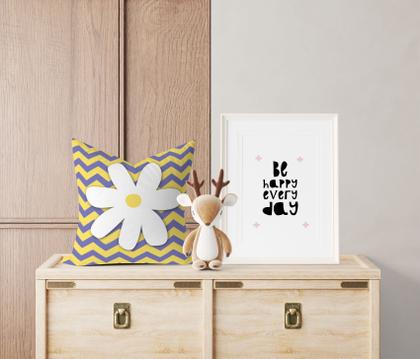 Imagem de Kit Quarto Infantil Margaridas Very Peri - 3 Itens