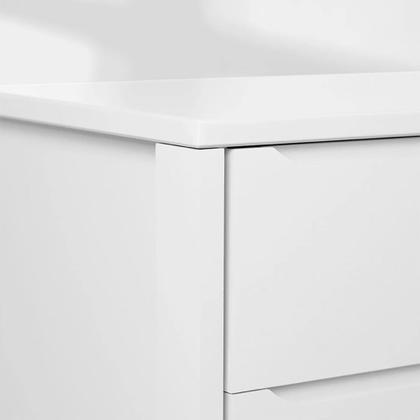 Imagem de Kit Quarto Infantil Theo - Berço + Cômoda - Branco Fosco