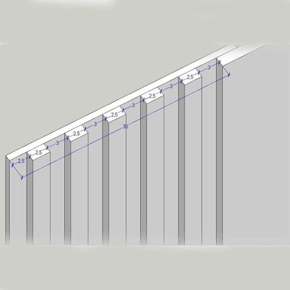 Imagem de Kit Quarto Sob Medida MDF Casal com 2 Mesas e Cabeceira 2,7m