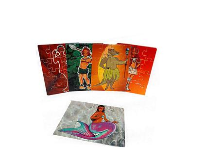 Imagem de Kit Quebra-Cabeça Infantil Educativo Folclore 16 peças