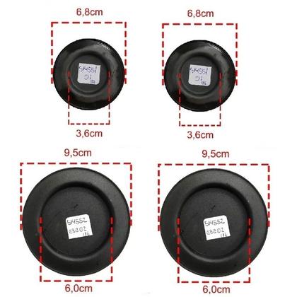 Imagem de Kit Queimador+espalhador Para Fogão Brastemp BFS5 - 5 Bocas