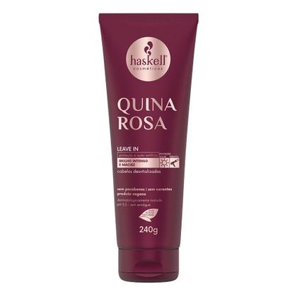 Imagem de Kit Quina Rosa Haskell Shampoo Condicionador e Máscara 300g/ml + Leave-in Finalizador 240g