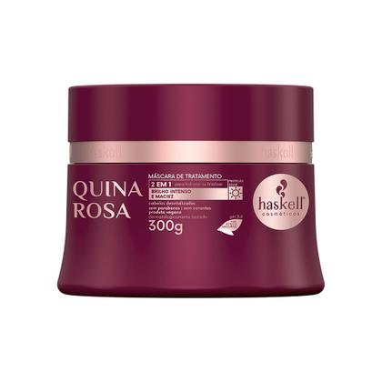 Imagem de Kit Quina Rosa Haskell Shampoo Condicionador e Máscara 300g/ml + Leave-in Finalizador 240g