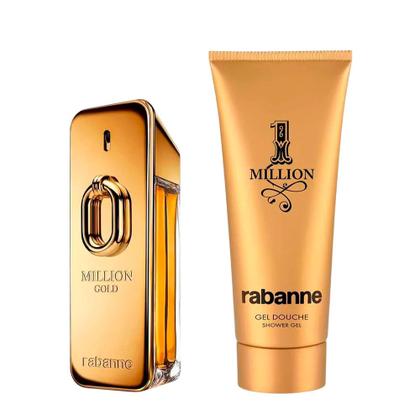 Imagem de Kit Rabanne Million Gold Masculino - Eau De Parfum Intense 100ml + Shower Gel 100ml