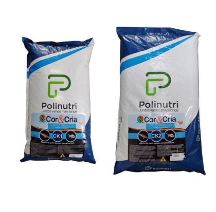 Imagem de Kit Ração Poli-nutri CK1 5kg e CK2 7,5Kg Granel Carpa Kingui