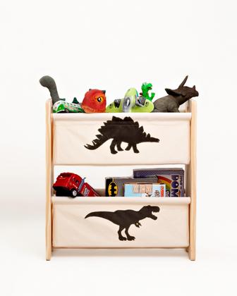 Imagem de Kit Rack Organizador Pocket  Caixa De Brinquedos Dino TREX