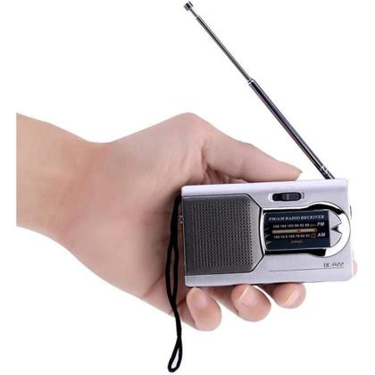 Imagem de Kit Radio de Bolso AM FM 822e Com Fone de Ouvido Portatil 