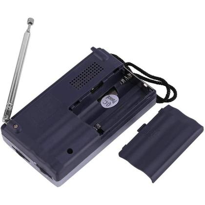 Imagem de Kit Radio de Bolso AM FM 822e Com Fone de Ouvido Portatil 