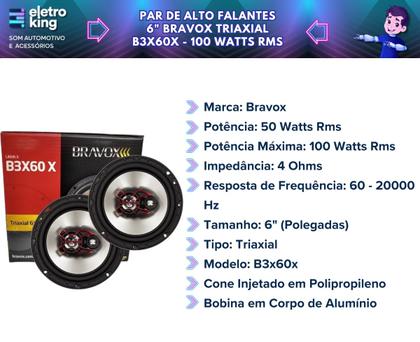 Imagem de Kit Radio Jbl Celebrity 150w C/ Alto Falante Bravox B3x60x