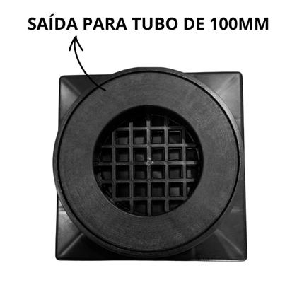 Imagem de Kit Ralo Linear Banheiro 5x60 + Ralo 10x10 Inox Oculto Preto Box Lavabo Dentro e Fora