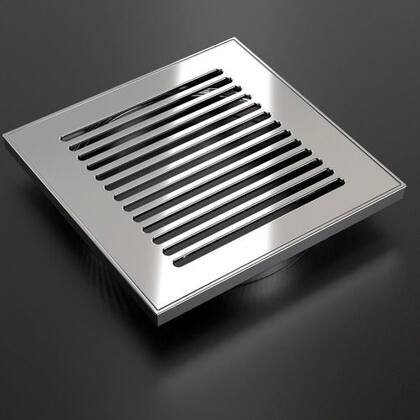 Imagem de Kit Ralo Tampa Inox 304 + Base 10x10 Cm Oblong Polido