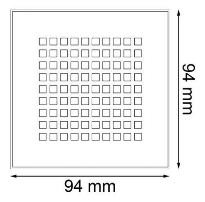 Imagem de Kit Ralo Tampa Inox 304 + Base 10x10 Cm Square Preto