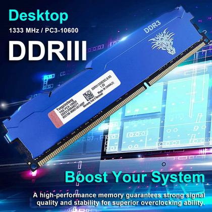 Imagem de Kit RAM para desktop Yongxinsheng DDR3 de 16 GB (8 GBx2) 1333 MHz