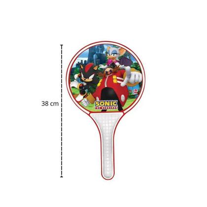 Imagem de Kit Raquete Com Bolinha Frescobol Sonic Líder Brinquedos