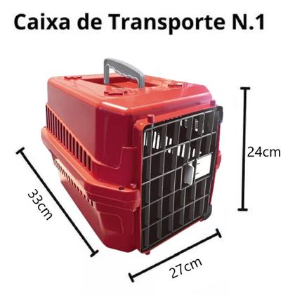 Imagem de Kit Rasqueadeira 12cm Chalesco + Caixa de Transporte Pet N1