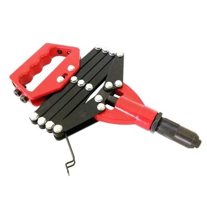 Imagem de Kit rebitador profissional manual dobrável 64mm reforçado