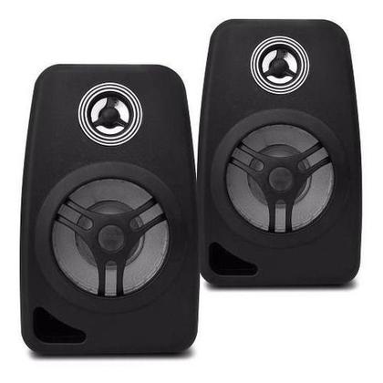 Imagem de Kit receiver Slim 1002bt Leson+6 Caixa Som Parede Preta Leson