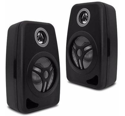 Imagem de Kit receiver Slim 1002bt Leson+6 Caixa Som Parede Preta Leson