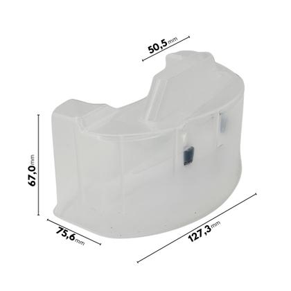 Imagem de Kit Recipiente Reservatório com Tampa Compatível com Robô Aspirador WAP W90 Pérola