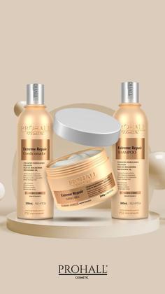 Imagem de Kit Reconstrução Capilar Prohall Extrema Reparação 300ml