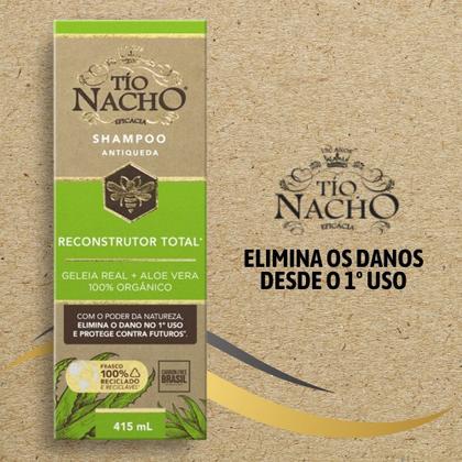 Imagem de Kit Reconstrutor Shampoo 415ml + Condicionador 415ml Tio Nacho