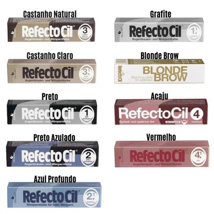 Imagem de Kit Refectocil 2 Tinta + 1 Oxidante Creme Nº3 Castanho Natural