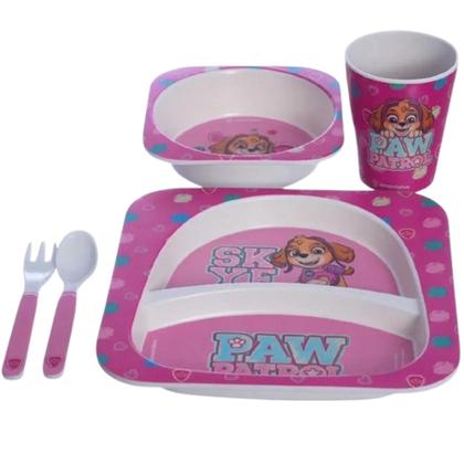 Imagem de Kit Refeição Alimentação Patrulha Canina Skye Zona Criativa