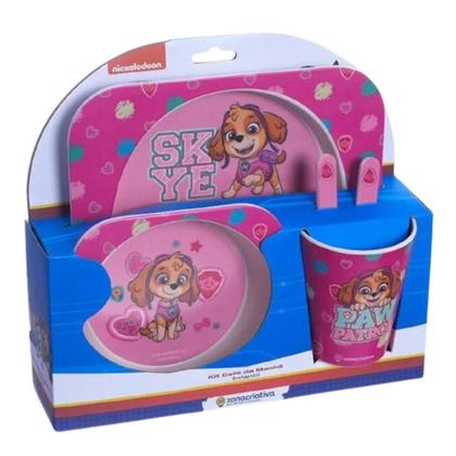 Imagem de Kit Refeição Alimentação Patrulha Canina Skye Zona Criativa