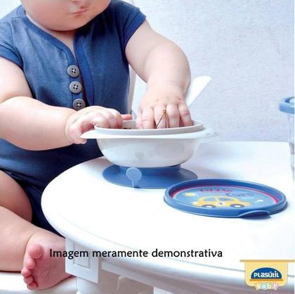Imagem de Kit Refeição da Minnie Tigela que Gruda Copo com Alça e Pratinho Bowl com Colher