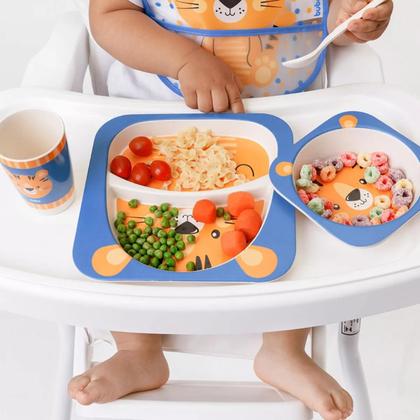 Imagem de Kit Refeição De Bambu Tigre Buba 13208