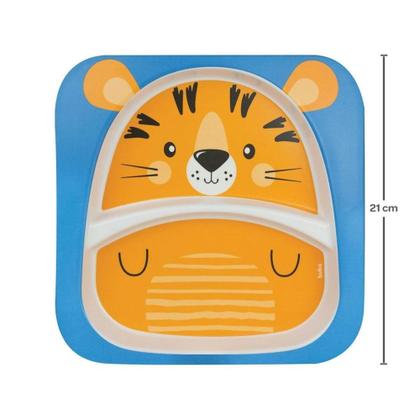 Imagem de Kit Refeicão Em Bambu Biodegradável Tigre  Buba