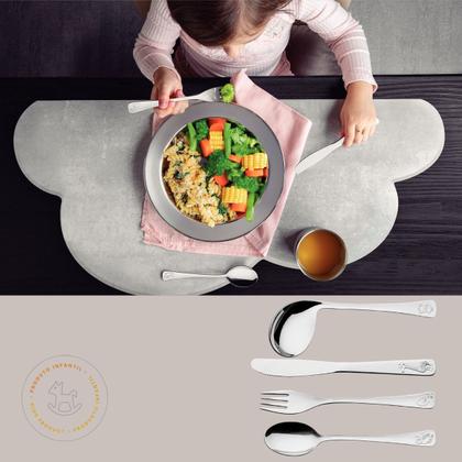 Imagem de Kit Refeição Infantil Aço Tramontina Transição Alimentar