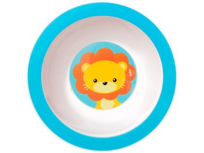 Imagem de Kit Refeição Infantil Buba Animal Fun Leão 