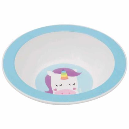Imagem de Kit Refeição Infantil - Prato - Bowl - Copinho - Animal Fun - Unicórnio - Buba