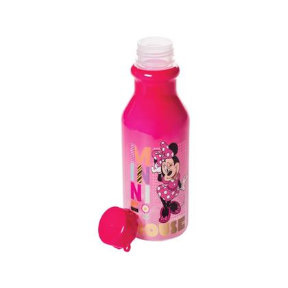Imagem de Kit Refeição Minnie Garrafinha Retrô 500ml e Potes Minnie Rosa - Plasútil