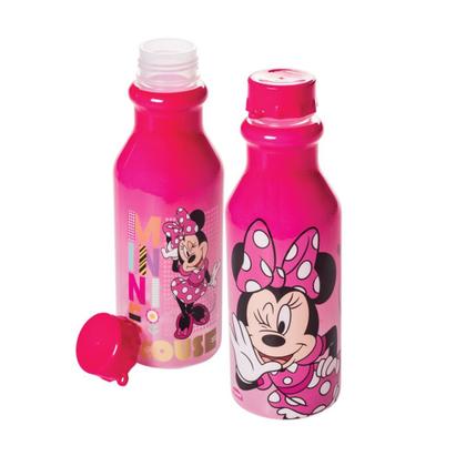 Imagem de Kit Refeição Minnie Garrafinha Retrô 500ml e Potes Minnie Rosa - Plasútil