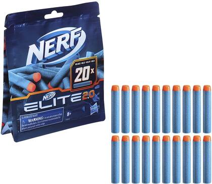 Imagem de Kit Refil 20 Dardos Elite Nerf 2.0 Hasbro