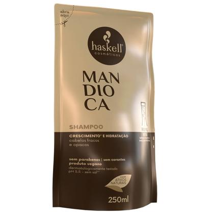 Imagem de Kit Refil Haskell Mandioca Sh Cond Mascara 250ml/g