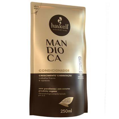 Imagem de Kit Refil Haskell Mandioca Sh Cond Mascara 250ml/g