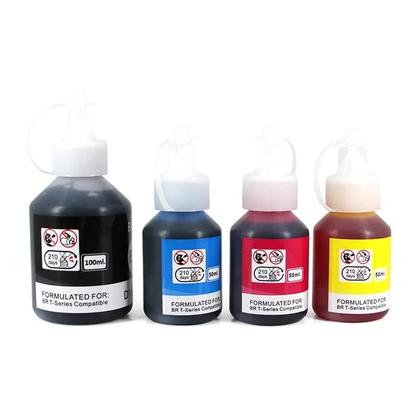 Imagem de Kit refil Tinta Compatível Brother DCP-T500W BT6001Bk BT5001