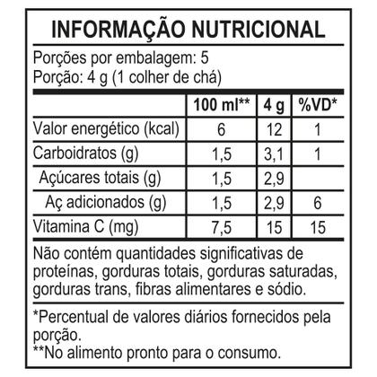 Imagem de Kit Refresco em Pó MID Sabor Tangerina Com 15 Unidades de 20g