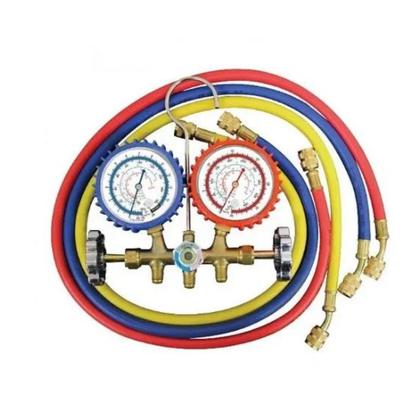 Imagem de Kit Refrigeração Com Bomba De Vácuo Manifold, Flangeador e Cortador de tubos com Brinde