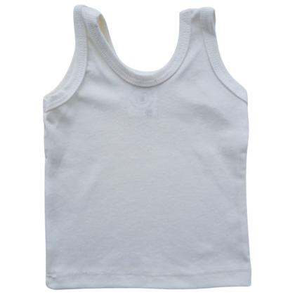 Imagem de Kit Regata Camiseta Blusa Bebê Infantil Malha Roupa Menina P Algodão Kit 5 unidades Sortido Leve Verão Calor