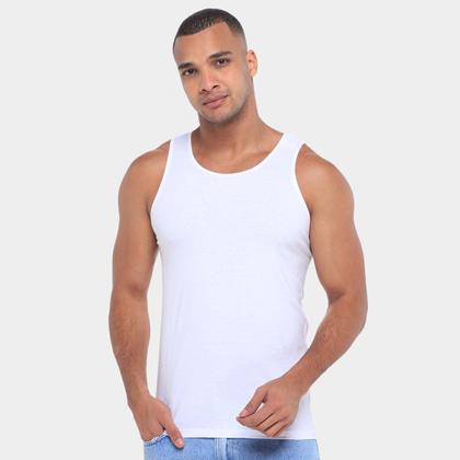 Imagem de Kit Regata Hering Básicas 3 Peças Masculina