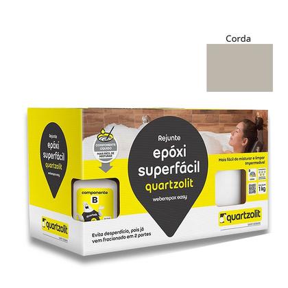 Imagem de kit Rejunte Epóxi Quartzolit 1kg com 4 Unidades Corda